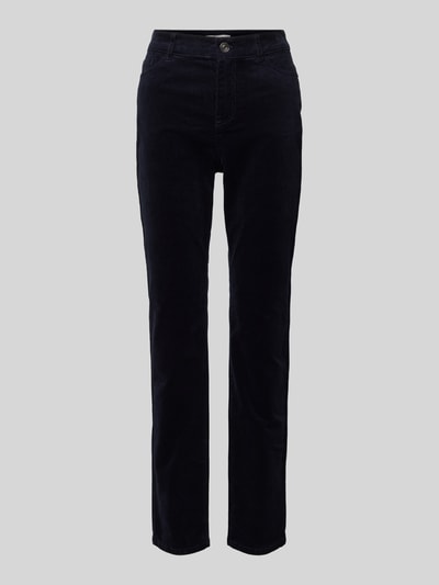 Peek & Cloppenburg Christian Berg WomanRegular Fit Cordhose im 5-Pocket-Design in dunkelblau Nur für heute