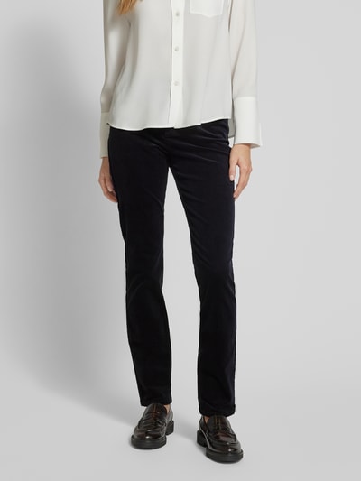Peek & Cloppenburg Christian Berg WomanRegular Fit Cordhose im 5-Pocket-Design in dunkelblau Nur für heute