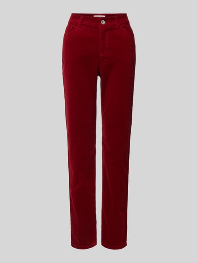 Peek & Cloppenburg Christian Berg WomanRegular Fit Cordhose im 5-Pocket-Design in dunkelrot Vierteljährliche Förderung