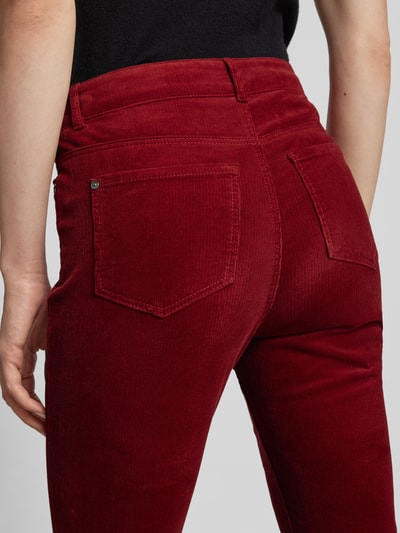 Peek & Cloppenburg Christian Berg WomanRegular Fit Cordhose im 5-Pocket-Design in dunkelrot Vierteljährliche Förderung
