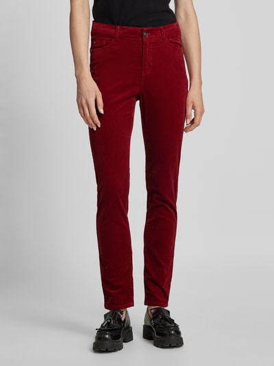 Peek & Cloppenburg Christian Berg WomanRegular Fit Cordhose im 5-Pocket-Design in dunkelrot Vierteljährliche Förderung
