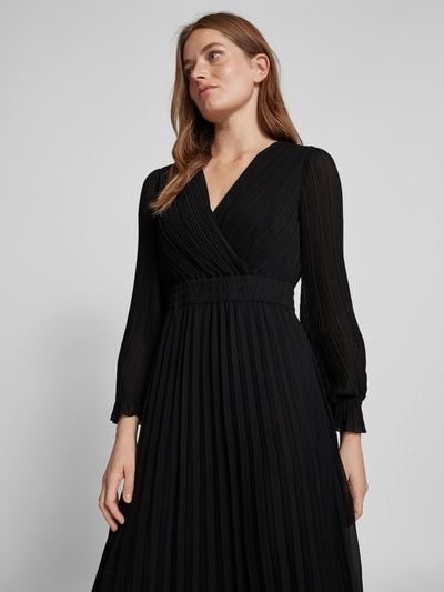 Peek & Cloppenburg Jake*s CollectionMidikleid mit V-Ausschnitt in black Bis zu 55% Rabatt