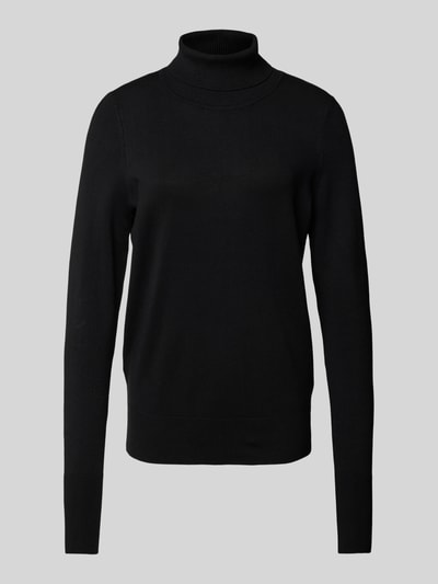 Peek & Cloppenburg Christian Berg WomanStrickpullover mit gerippten Abschlüssen in black Super Rabatt
