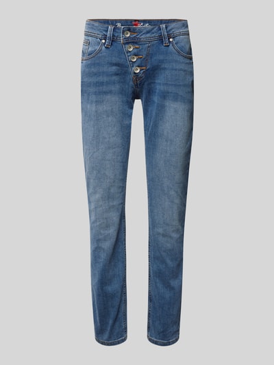 Peek & Cloppenburg Buena VistaSlim Fit Jeans mit 5-Pocket-Design Modell 'Malibu' in blau Riesige Rabatte