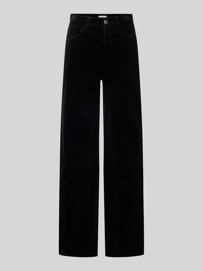 Peek & Cloppenburg Marc O'Polo DenimWide Leg Cordhose im 5-Pocket-Design in black Clearance-Verkauf