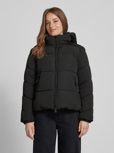 Peek & Cloppenburg WITHBLACKSteppjacke mit Kapuze in black Kostenloser Versand international