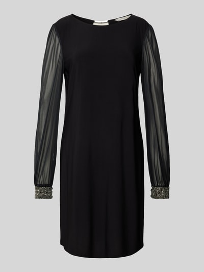 Peek & Cloppenburg ApricotMinikleid mit U-Boot-Ausschnitt in black Black Friday Preise