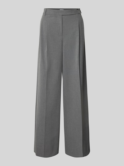 Peek & Cloppenburg Jake*s CollectionStoffhose mit Bundfalten in silber melange Im Verkauf