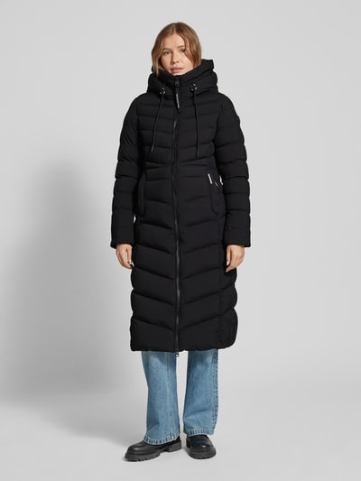 Peek & Cloppenburg khujoSteppmantel mit Zweiwege-Reißverschluss Modell 'INGRAM3 MATT' in black 50% Rabatt für begrenzte Zeit