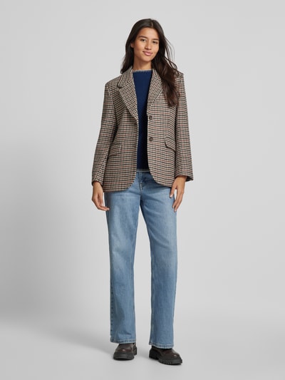 Peek & Cloppenburg Christian Berg WomanWollpullover mit Stehkragen in dunkelblau Angebote
