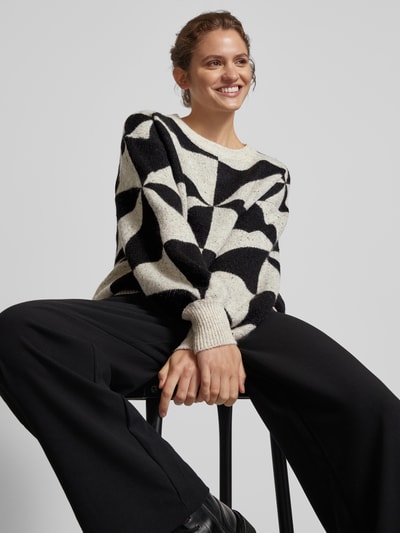 Peek & Cloppenburg OnlyPullover mit Rundhalsausschnitt Modell 'GEORGINA' in offwhite Günstiger Verkauf