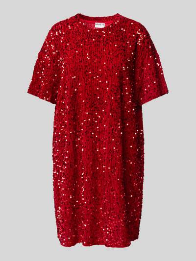Peek & Cloppenburg Jake*s CasualKnielanges Kleid mit Pailletten in kirsche Limitierter Zeitrabatt