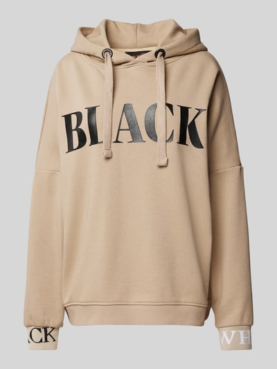 Peek & Cloppenburg miss goodlifeOversized Hoodie mit Label-Print in beige Sonderangebot