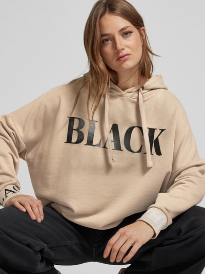 Peek & Cloppenburg miss goodlifeOversized Hoodie mit Label-Print in beige Sonderangebot