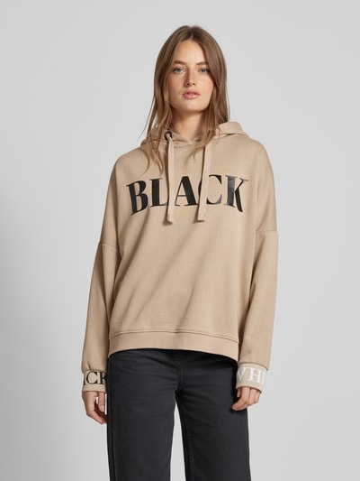 Peek & Cloppenburg miss goodlifeOversized Hoodie mit Label-Print in beige Sonderangebot