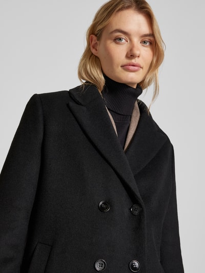 Peek & Cloppenburg Christian Berg Woman SelectionMantel mit Reverskragen in black Günstig kaufen