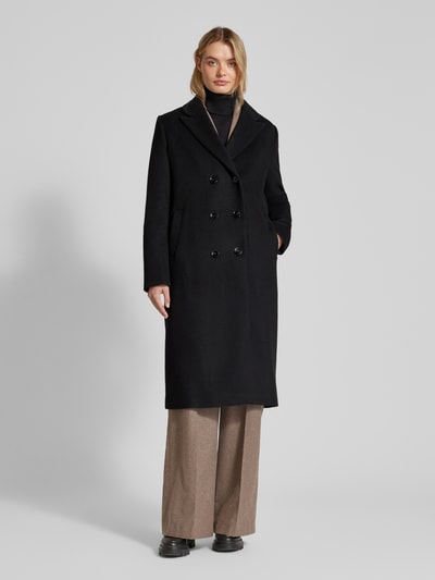 Peek & Cloppenburg Christian Berg Woman SelectionMantel mit Reverskragen in black Günstig kaufen