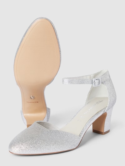 Peek & Cloppenburg TamarisPumps im schimmernden Design in silber Begrenztes Angebot