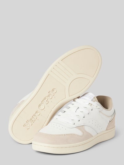 Peek & Cloppenburg Marc O'PoloLow Top Sneaker mit Wildleder-Details in sand Saisonschlussverkauf