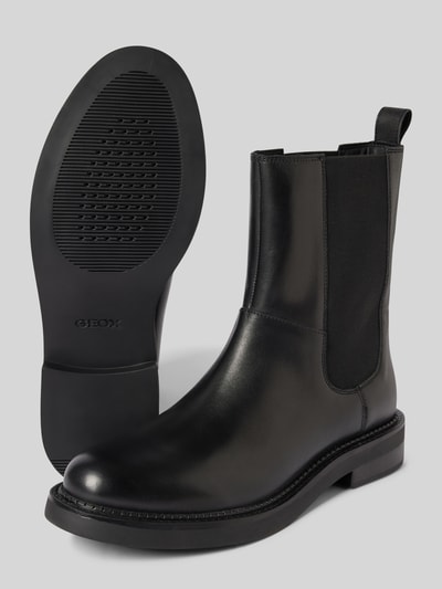 Peek & Cloppenburg GeoxStiefeletten aus Leder-Textil-Mix in black Valentinstagsangebot