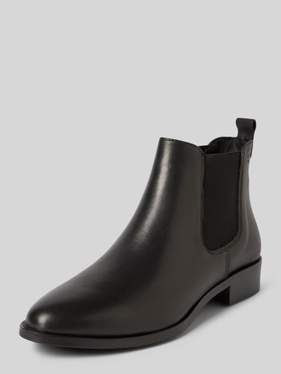 Peek & Cloppenburg TamarisChelsea Boots aus Leder mit Label-Prägung in black Jubiläumsangebot