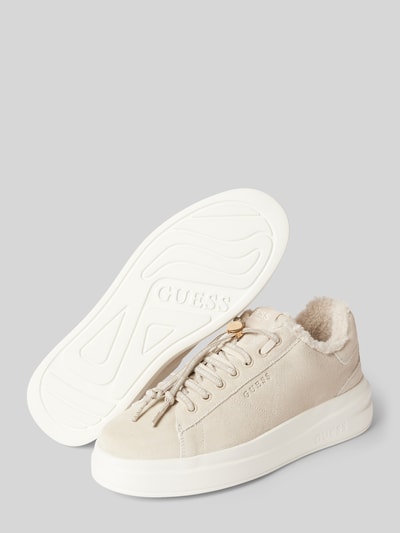 Peek & Cloppenburg GuessChunky Sneaker mit Label-Details Modell 'ELBINA' in beige Top Angebot