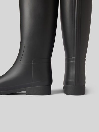 Peek & Cloppenburg HunterGummistiefel mit Label-Badge in black Exklusive Angebote