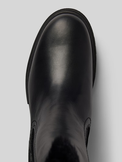 Peek & Cloppenburg TamarisChelsea Boots mit Kunstfellbesatz in black Blitzangebot