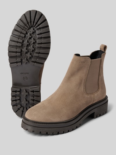 Peek & Cloppenburg GeoxChelsea Boots mit elastischen Einsätzen Modell 'IRIDEA' in taupe Große Rabatte