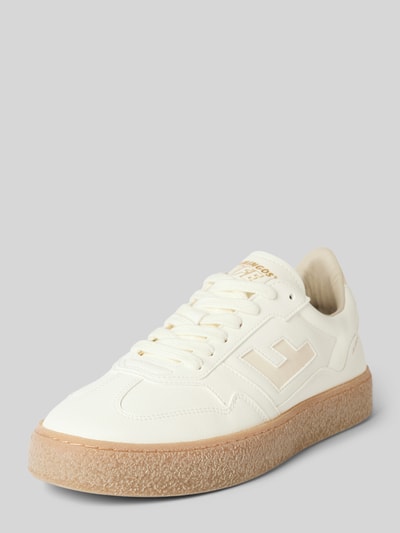 Peek & Cloppenburg Flamingos LifeSneaker mit Label-Details Modell 'BURELA BOLD' in ecru VIP-Rabatte