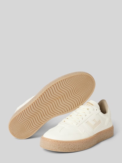 Peek & Cloppenburg Flamingos LifeSneaker mit Label-Details Modell 'BURELA BOLD' in ecru VIP-Rabatte