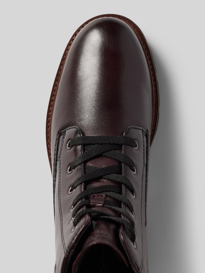 Peek & Cloppenburg TamarisLederboots mit Zugschlaufe in dunkelrot Tiefpreis