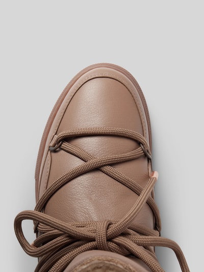 Peek & Cloppenburg INUIKIILederstiefel mit Label-Stitching in taupe Super Sparpreis