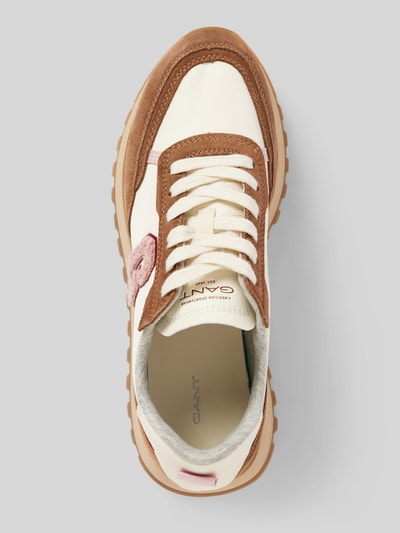 Peek & Cloppenburg GantSneaker mit Label-Details Modell 'CAFFAY' in beige Kostenlose Rückgabe