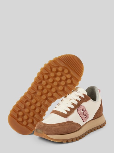 Peek & Cloppenburg GantSneaker mit Label-Details Modell 'CAFFAY' in beige Kostenlose Rückgabe