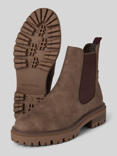 Peek & Cloppenburg TamarisChelsea Boots mit Zugschlaufe in mittelbraun mel Neueste Stile