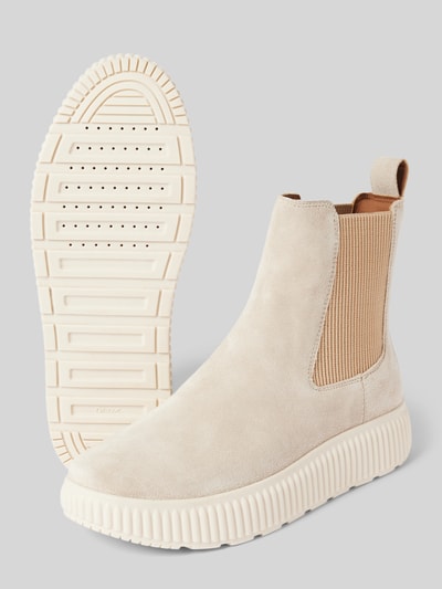 Peek & Cloppenburg GeoxChelsea Boots mit elastischen Einsätzen Modell 'GRAISY' in ecru Letzter Tag