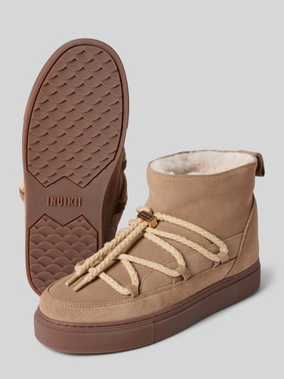 Peek & Cloppenburg INUIKIIStiefel mit Label-Schriftzug in beige Bis zu 50% Rabatt