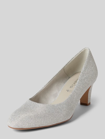 Peek & Cloppenburg TamarisPumps mit Effektgarn in silber Bis zu 60% Rabatt