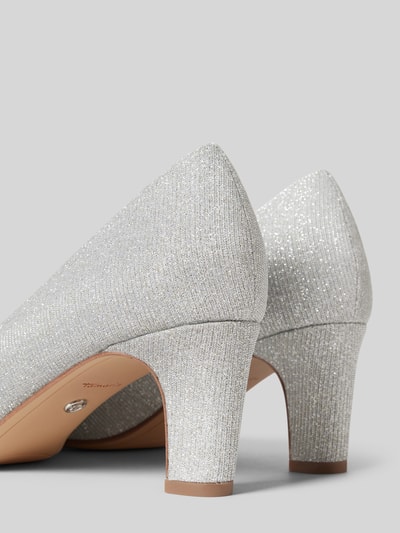Peek & Cloppenburg TamarisPumps mit Effektgarn in silber Bis zu 60% Rabatt