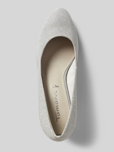 Peek & Cloppenburg TamarisPumps mit Effektgarn in silber Bis zu 60% Rabatt