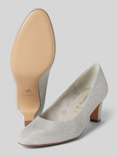 Peek & Cloppenburg TamarisPumps mit Effektgarn in silber Bis zu 60% Rabatt