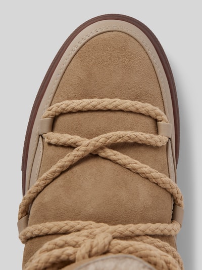 Peek & Cloppenburg INUIKIILederstiefel mit Label-Schriftzug in beige Bis zu 65% Rabatt