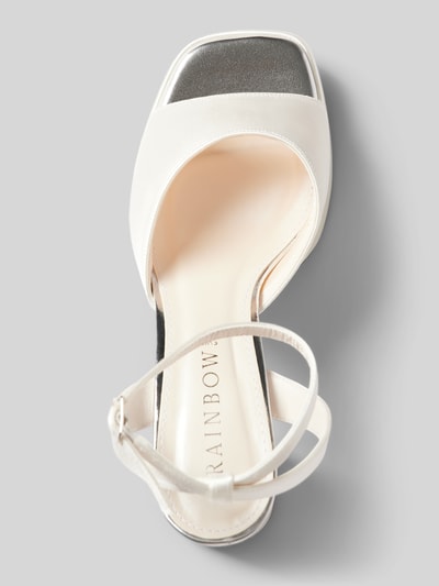 Peek & Cloppenburg Rainbow ClubSandalette mit Blockabsatz Modell 'Caitlin' in offwhite Sonderangebot der Fabrik