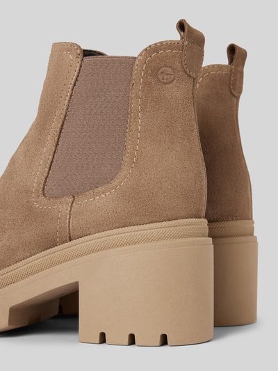 Peek & Cloppenburg TamarisChelsea Boots mit Zugschlaufe in camel Clearance-Verkauf