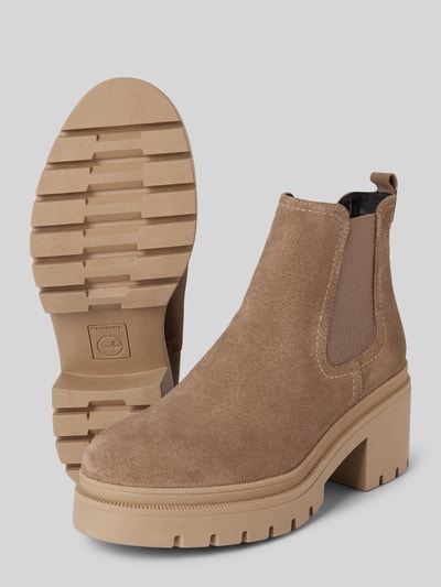 Peek & Cloppenburg TamarisChelsea Boots mit Zugschlaufe in camel Clearance-Verkauf