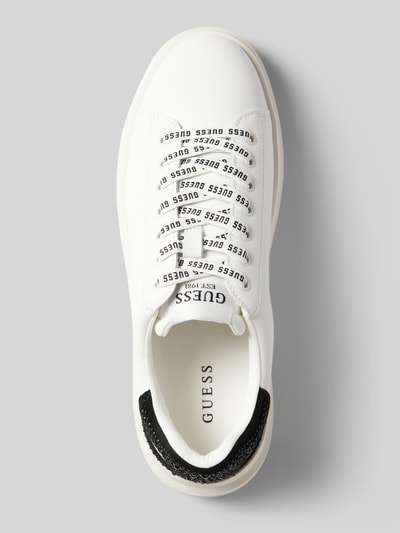Peek & Cloppenburg GuessSneaker aus Leder-Mix Modell 'ELBINA' in weiss Kostenloser Versand international