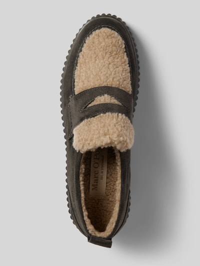 Peek & Cloppenburg Marc O'PoloPlateau-Loafer mit wärmender Einlage in dunkelgrau Im Verkauf