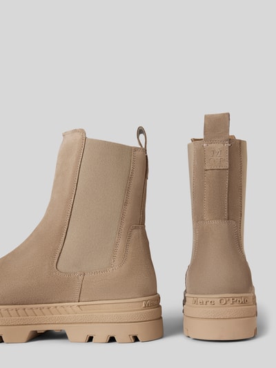 Peek & Cloppenburg Marc O'PoloChelsea-Boot aus edlem Velours-Rindleder in taupe 50% Rabatt für begrenzte Zeit