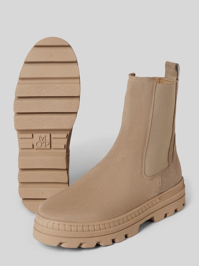 Peek & Cloppenburg Marc O'PoloChelsea-Boot aus edlem Velours-Rindleder in taupe 50% Rabatt für begrenzte Zeit